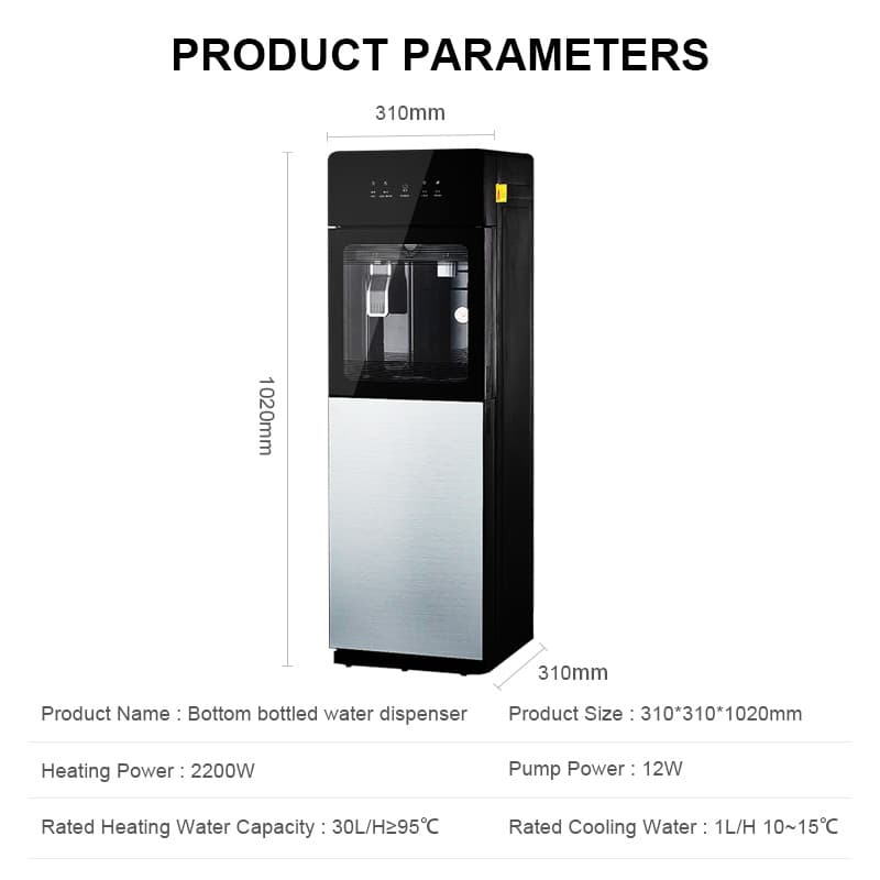 WD01 RO Freestanding Water Dispenser Bottom Loading Bottled - Image 6