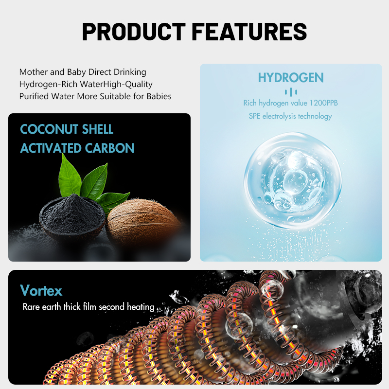 C9pro Electric Smart Hydrogen Rich RO Desktop Water Dispenser For Home - Image 5