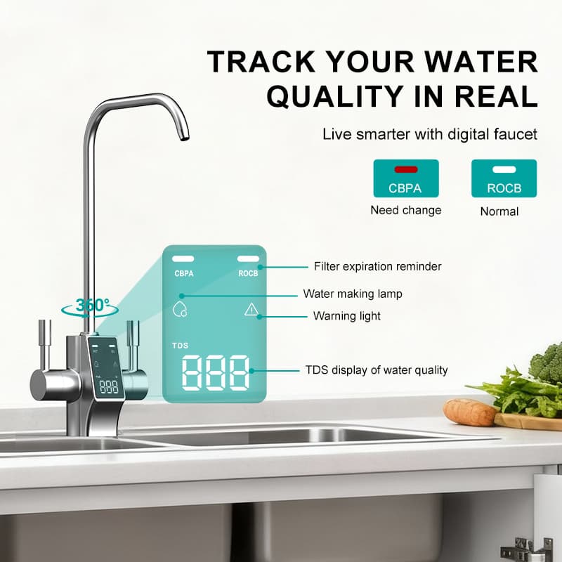 A10S 600/800GPD Direct Drinking Reverse Osmosis System Water Purifier - Image 6