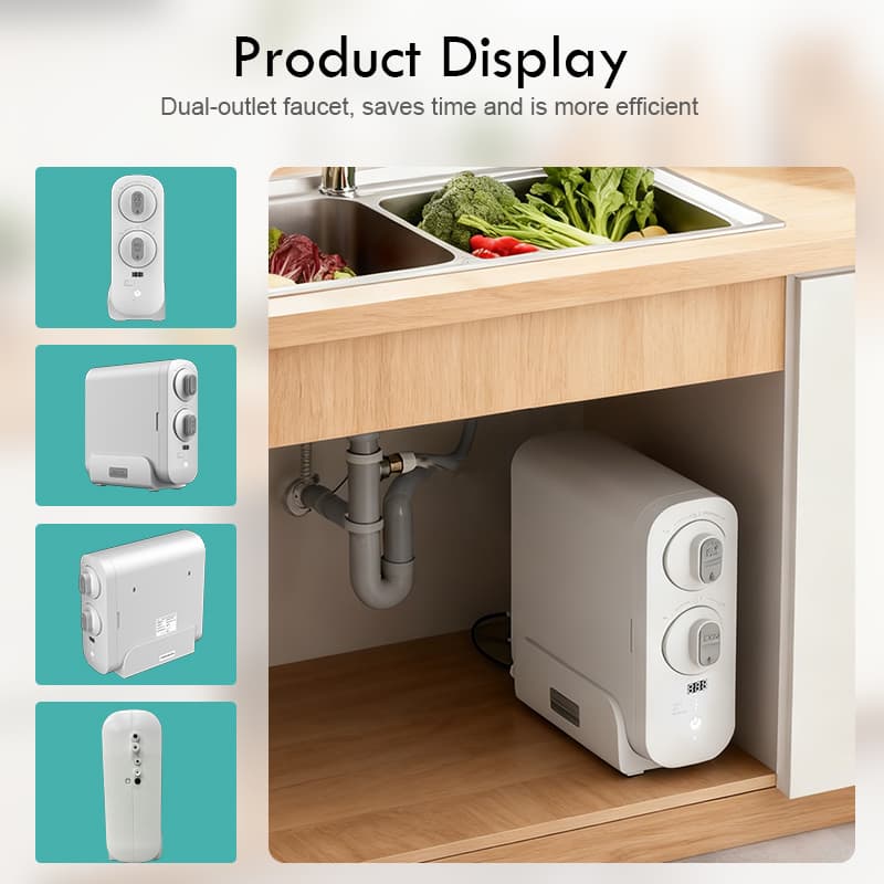 A9-800 800G Under Sink Reverse Osmosis System Water Filter Purifier - Image 3