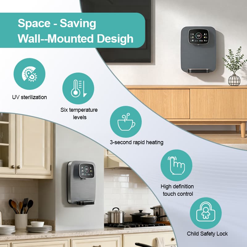 L9 Electric UV Automatic Wall Mounted Water Dispenser - Image 4
