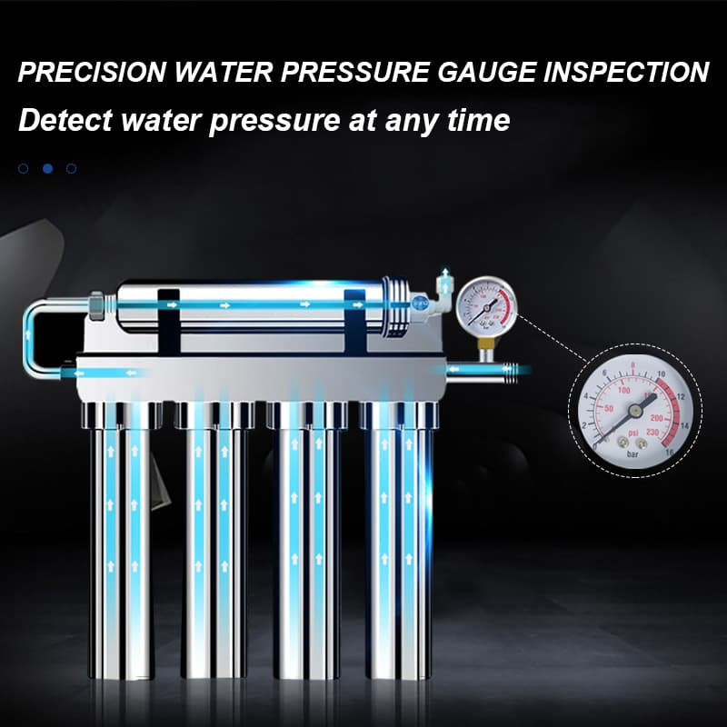 U6 Stainless Steel 5 Stages Tankless Water Filtration System Purifier - Image 4