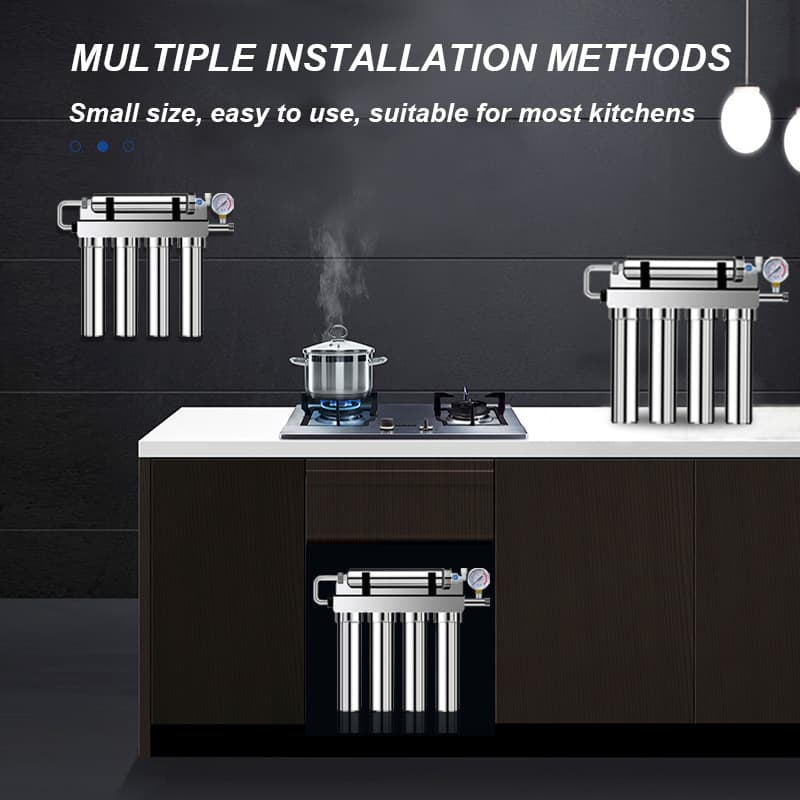 U6 Stainless Steel 5 Stages Tankless Water Filtration System Purifier - Image 6