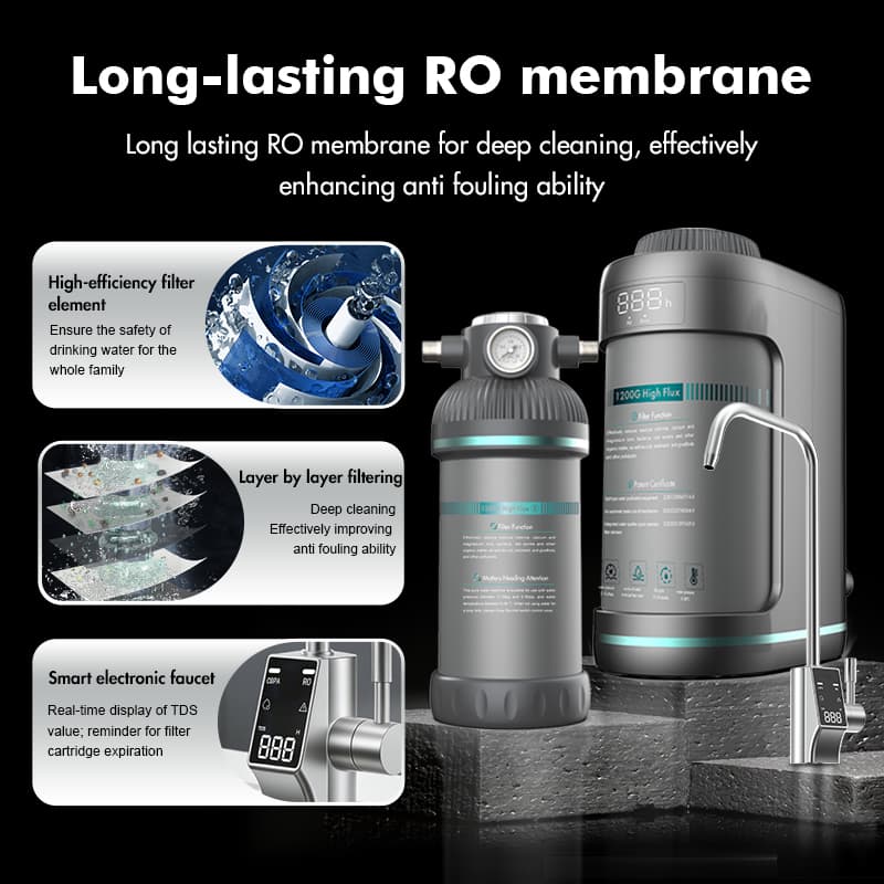 A12 1200GPD Reverse Osmosis System Water Purifier Home Use - Image 3