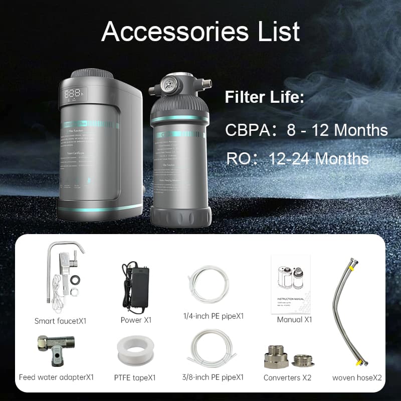 A12 1200GPD Reverse Osmosis System Water Purifier Home Use - Image 9