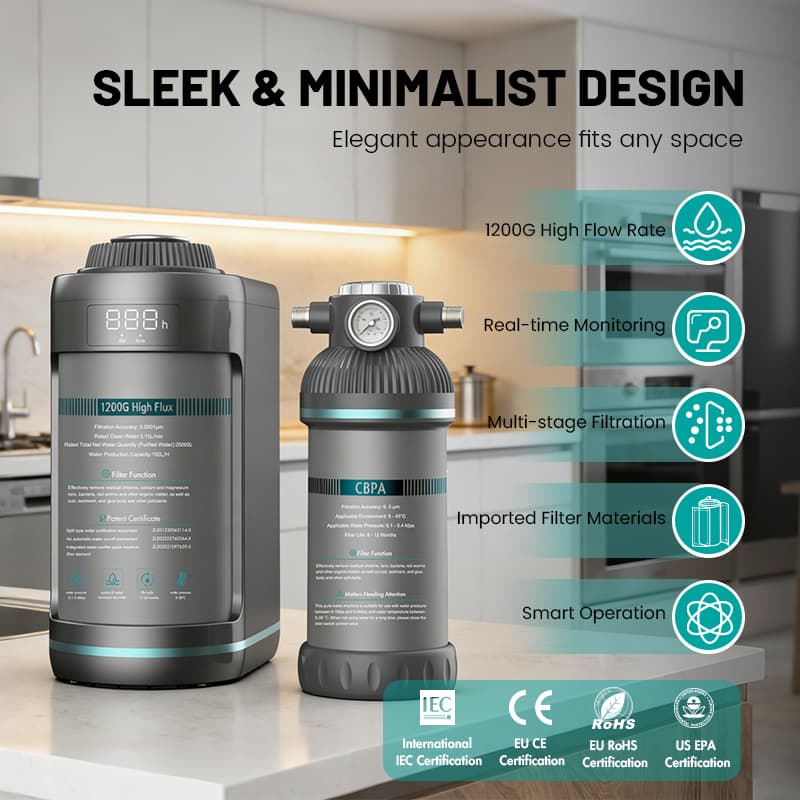 A12 1200GPD Reverse Osmosis System Water Purifier Home Use - Image 5