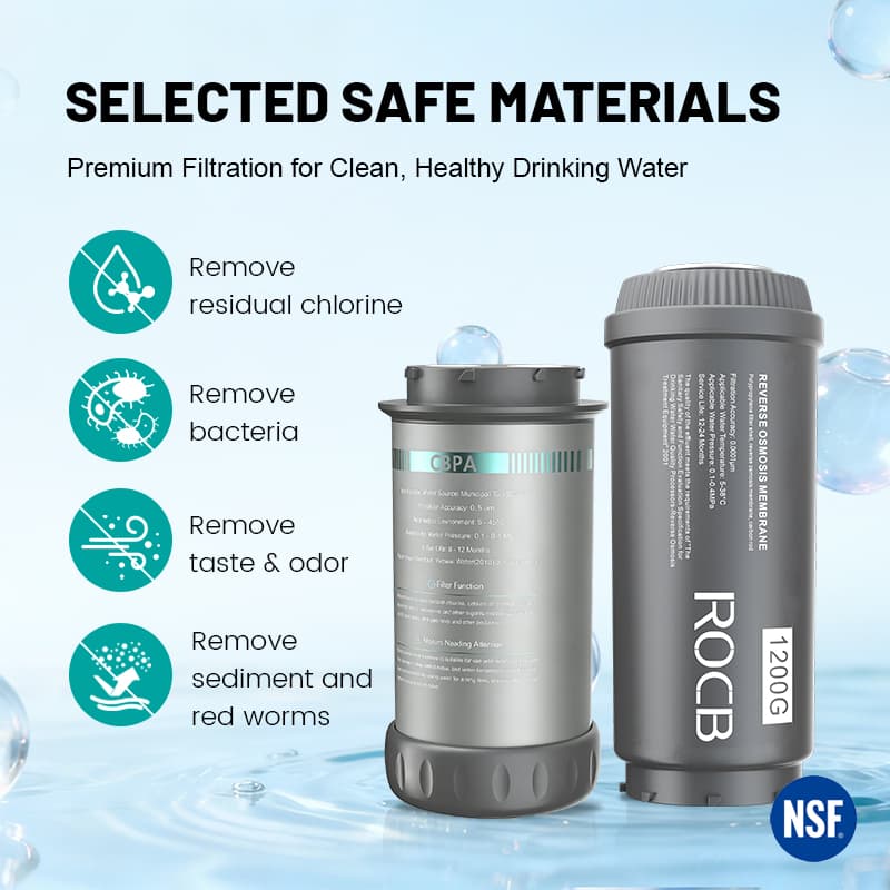 A12 1200GPD Reverse Osmosis System Water Purifier Home Use - Image 8
