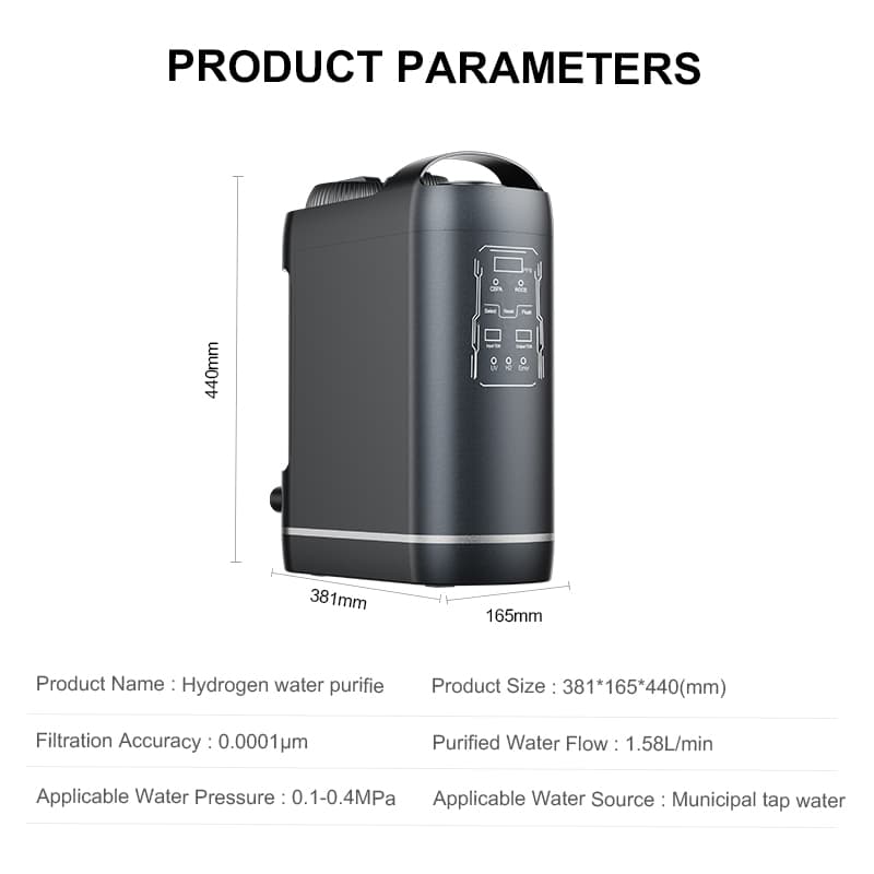 A10 600/800G Hydrogen Under Sink Alkaline RO System Water Purifier - Image 7