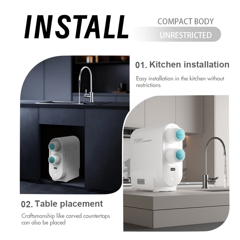 S9 700GPD Smart Tankless Under Sink RO System Water Purifier - Image 4