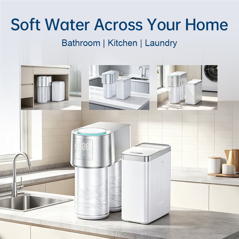 S5 Large Flow Rate Whole-House Smart Mini Water Softener - Image 2
