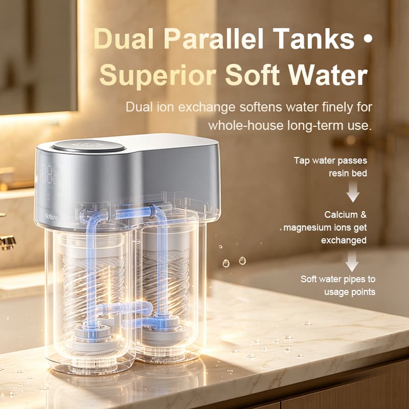 S5 Large Flow Rate Whole-House Smart Mini Water Softener - Image 3